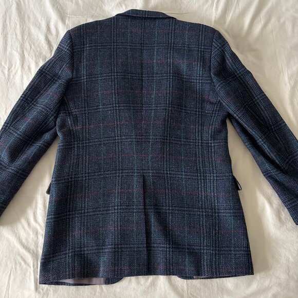 Tweed Sport Coat/Blazer in Multicolor Plaid - Made in Canada - Picture 2 of 10